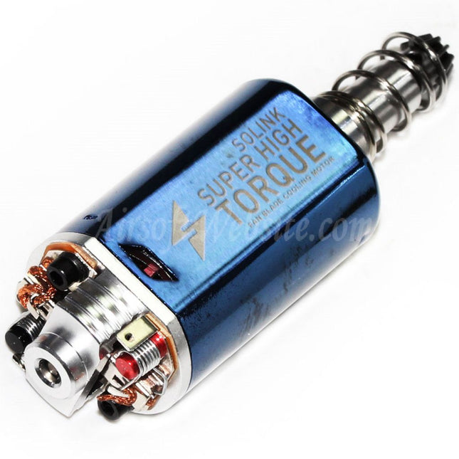 SOLINK Super High Torque Motor (Long Axle) 11.1V 32000RPM For M4 M16 MP5 G3 P90 Series V2 Gearbox AEG Rifles Airsoft