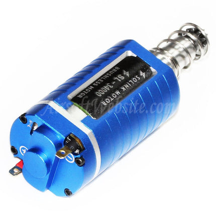 Moteur sans balais ultra-rapide SOLINK SX-1 (axe long) 11,1 V 34 000 tr/min pour fusils AEG M4 M16 MP5 G3 P90 Series V2 Gearbox Airsoft