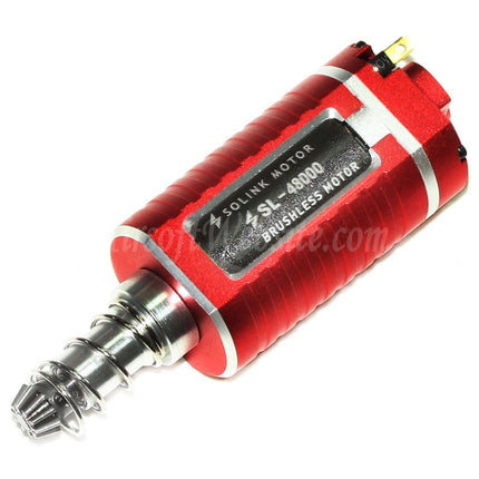 Moteur sans balais ultra-rapide SOLINK SX-1 (axe long) 11,1 V 48 000 tr/min pour fusils AEG M4 M16 MP5 G3 P90 Series V2 Gearbox Airsoft