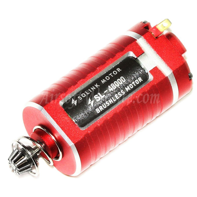 SOLINK SX-1 Advanced Brushless Super High Speed Motor (Short Axle) 11.1V 48000RPM For G36 AK47 AK74 AUG Thompson Series V3 Gearbox AEG Rifles Airsoft