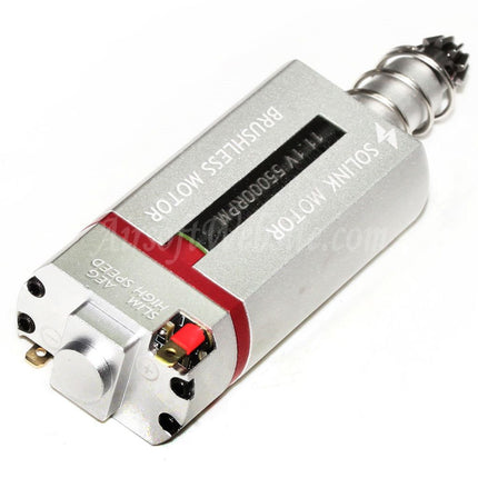 SOLINK Ultrathin Brushless Super High Speed Motor (Long Axle) 11.1V 55000RPM For M4 M16 MP5 G3 P90 Series V2 Gearbox AEG Rifles Airsoft