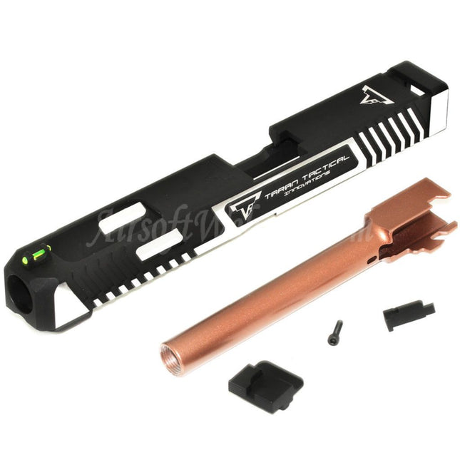Ensemble de glissières de canon APS EMG TTI CNC Combat Master pour pistolets Elite Force VFC G17 Gen5 GBB Airsoft
