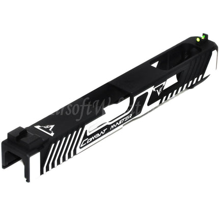 Ensemble de glissières de canon APS EMG TTI CNC Combat Master pour pistolets Elite Force VFC G17 Gen5 GBB Airsoft