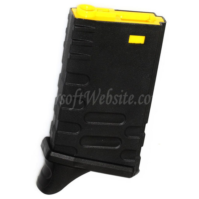 Chargeur APS 190 cartouches polymère M16VN Hi-Cap, noyau coloré pour fusils AEG série M4/M16, Airsoft, noir/jaune