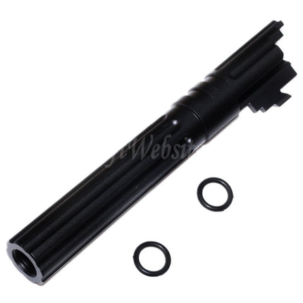 Canon extérieur en aluminium CNC 5KU 5" 123/127 mm + 11 mm CW pour pistolets Armorer Works AW WE-TECH Tokyo Marui Hi-Capa 5.1 GBB Airsoft