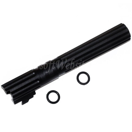 Canon extérieur en aluminium CNC 5KU 5" 123/127 mm + 11 mm CW pour pistolets Armorer Works AW WE-TECH Tokyo Marui Hi-Capa 5.1 GBB Airsoft