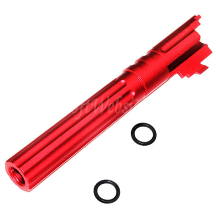 Canon extérieur en aluminium CNC 5KU 5" 123/127 mm + 11 mm CW pour pistolets Armorer Works AW WE-TECH Tokyo Marui Hi-Capa 5.1 GBB Airsoft