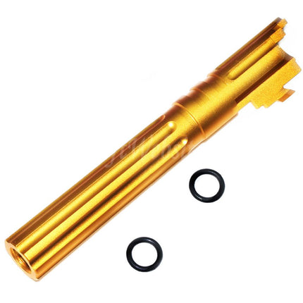 Canon extérieur en aluminium CNC 5KU 5" 123/127 mm + 11 mm CW pour pistolets Armorer Works AW WE-TECH Tokyo Marui Hi-Capa 5.1 GBB Airsoft