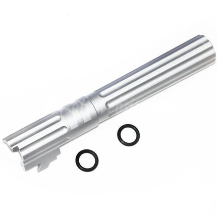 Canon extérieur en aluminium CNC 5KU 5" 123/127 mm + 11 mm CW pour pistolets Armorer Works AW WE-TECH Tokyo Marui Hi-Capa 5.1 GBB Airsoft
