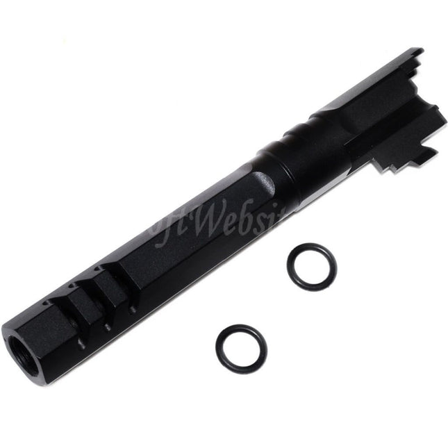Canon extérieur hexagonal CNC 5KU 5 pouces 123/127 mm + 11 mm CW pour pistolets Armorer Works AW WE-TECH Tokyo Marui Hi-Capa 5.1 GBB Airsoft