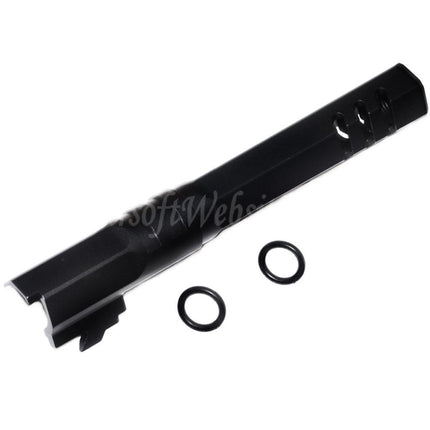 Canon extérieur hexagonal CNC 5KU 5 pouces 123/127 mm + 11 mm CW pour pistolets Armorer Works AW WE-TECH Tokyo Marui Hi-Capa 5.1 GBB Airsoft