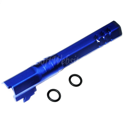 Canon extérieur hexagonal CNC 5KU 5 pouces 123/127 mm + 11 mm CW pour pistolets Armorer Works AW WE-TECH Tokyo Marui Hi-Capa 5.1 GBB Airsoft
