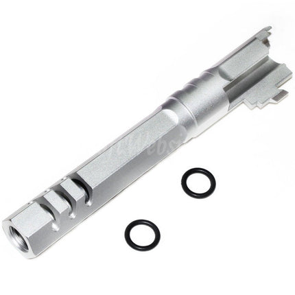 Canon extérieur hexagonal CNC 5KU 5 pouces 123/127 mm + 11 mm CW pour pistolets Armorer Works AW WE-TECH Tokyo Marui Hi-Capa 5.1 GBB Airsoft