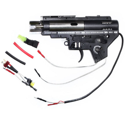 APS Edge II Micro FET Version 2 V2 Gearbox QD Quick Change Spring System For M4 M16 Series AEG Rifle Airsoft Rear Wired