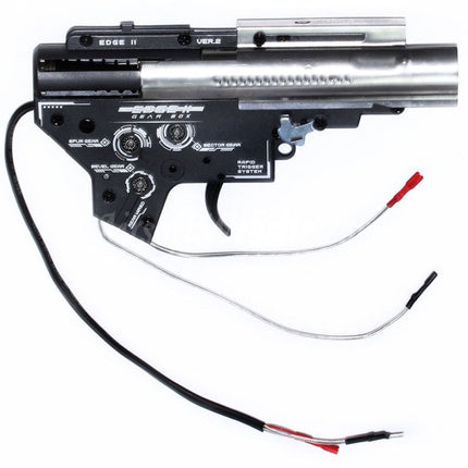 APS Edge II Micro FET Version 2 V2 Gearbox QD Quick Change Spring System For M4 M16 Series AEG Rifle Airsoft Rear Wired