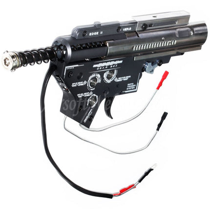 APS Edge II Micro FET Version 2 V2 Gearbox QD Quick Change Spring System For M4 M16 Series AEG Rifle Airsoft Rear Wired