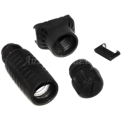 Poignée avant verticale 5KU Aluminium Industries CQB pour rail Picatinny 20 mm, noire