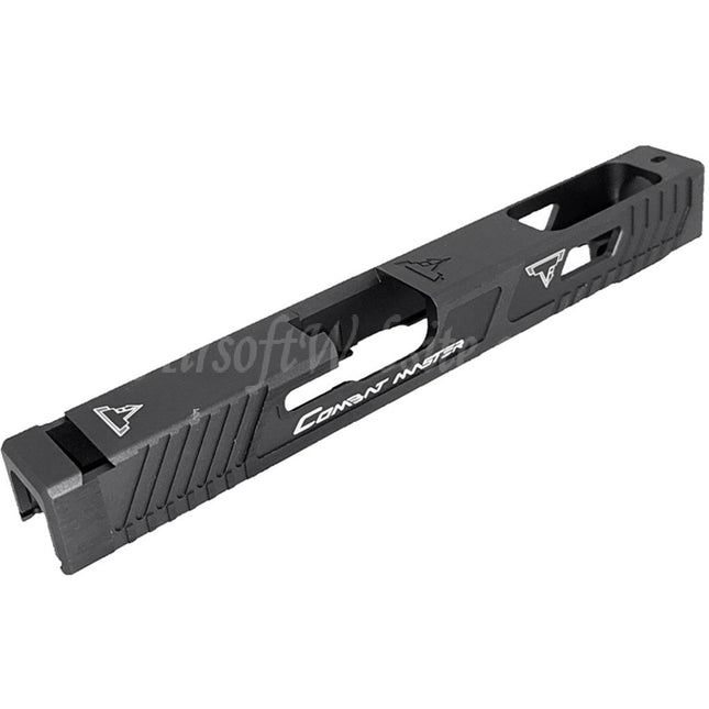 Ensemble de glissières de canon 5KU TTI Combat Master CNC G34 pour pistolets Tokyo Marui série G17 GBB Airsoft noir