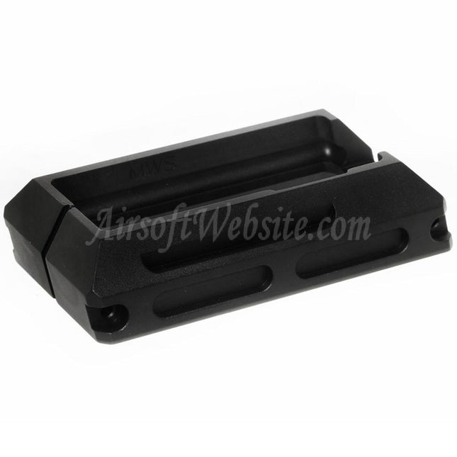 5KU CNC Aluminum Magwell For Tokyo Marui M4 M16 Series MWS GBB Rifles Airsoft Black