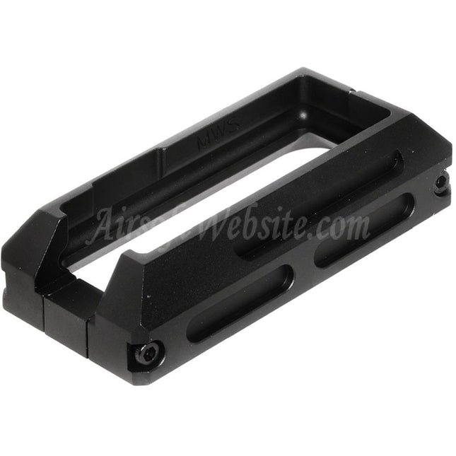 5KU CNC Aluminum Magwell For Tokyo Marui M4 M16 Series MWS GBB Rifles Airsoft Black
