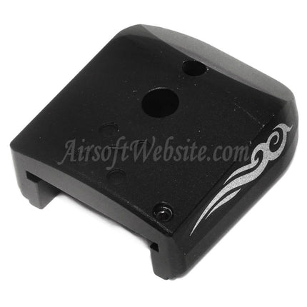 Couvercle de plaque de base de chargeur laser AIP type 3 pour chargeur de pistolet à gaz CO2 ARMY EMG SAI STI TTI AW WE Tokyo Marui Hi-Capa GBB noir