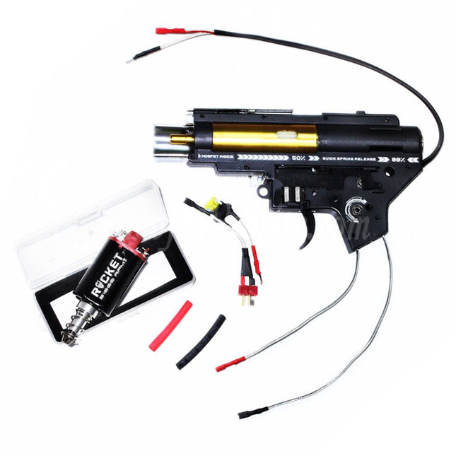 APS Rocket Edge II 8mm High Cycle Version 2 V2 Gearbox For APS ASR Tokyo Marui M4 M16 Series AEG Rifle Airsoft Rear Wired