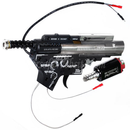 APS Rocket Edge II 8mm High Cycle Version 2 V2 Gearbox For APS ASR Tokyo Marui M4 M16 Series AEG Rifle Airsoft Rear Wired