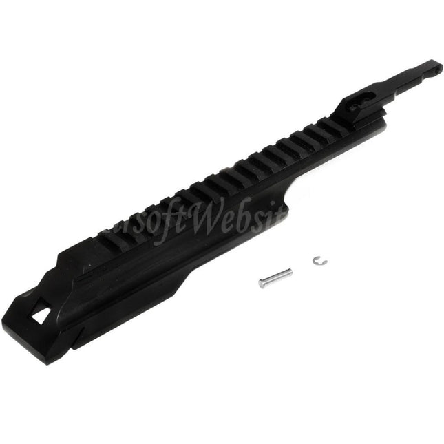 Cache-poussière pour récepteur supérieur 5KU 20 mm Picatinny avec rail supérieur pour fusils GHK LCT Tokyo Marui AK Series AEG GBB Airsoft, noir