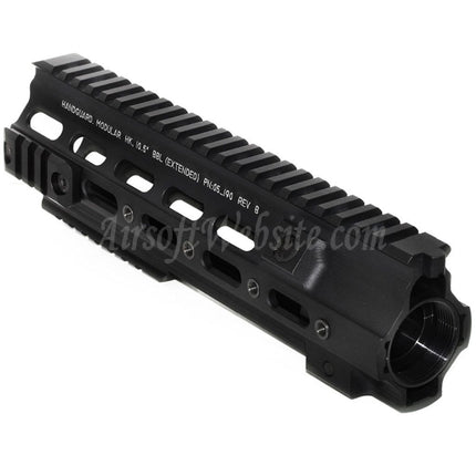 Système de rail de garde-main tactique SMR en aluminium CNC 5KU 245 mm pour fusils VFC Umarex HK416 GBB Airsoft noir
