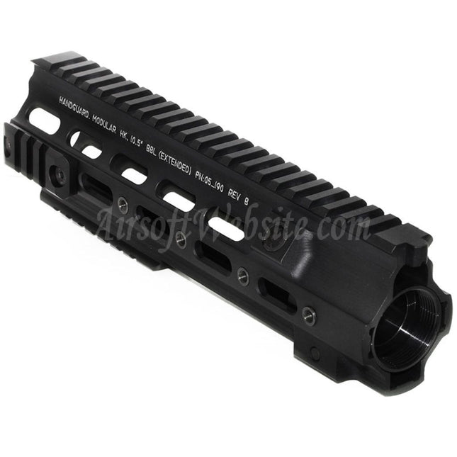 Système de rail de garde-main tactique SMR en aluminium CNC 5KU 245 mm pour fusils VFC Umarex HK416 GBB Airsoft noir