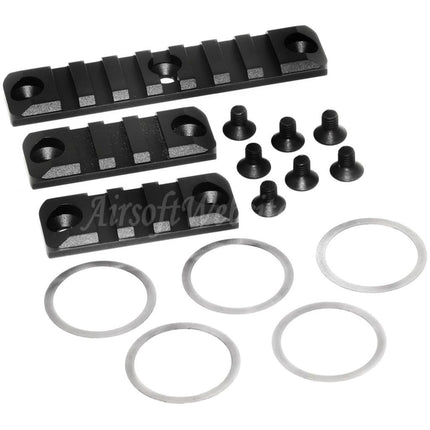 Système de rail de garde-main tactique SMR en aluminium CNC 5KU 245 mm pour fusils VFC Umarex HK416 GBB Airsoft noir