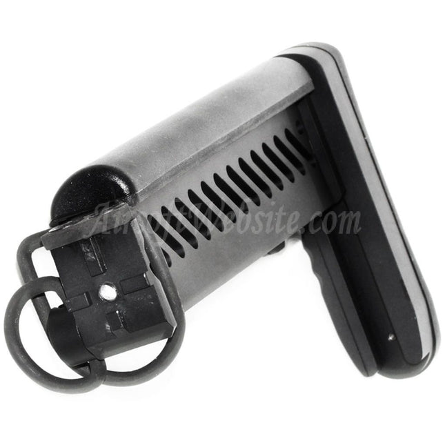 5KU PT-1 Gen2 Multi Position Side Folding Stock for CYMA D-Boys LCT GHK AK Series AEG GBB Rifles Airsoft Black