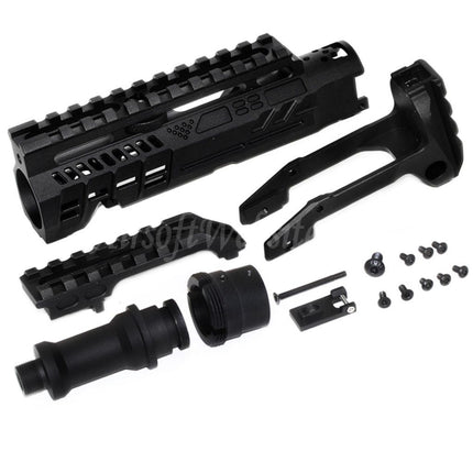 5KU Carbine Rifle Conversion Kit Type-B with M1913 Rail Stock Adaptor For Action Army AAP-01 Series GBB Pistols Airsoft