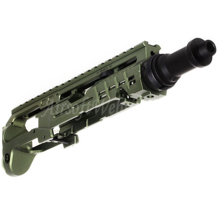 5KU Carbine Rifle Conversion Kit Type-B with M1913 Rail Stock Adaptor For Action Army AAP-01 Series GBB Pistols Airsoft