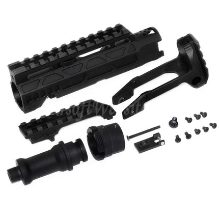 5KU Carbine Rifle Conversion Kit Type-C with M1913 Rail Stock Adaptor For Action Army AAP-01 Series GBB Pistols Airsoft