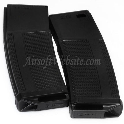 CYMA 6pcs Pack EMG Daniel Defense 230rd Polymer Mid-Cap Magazine for M4 M16 Series AEG Rifles Airsoft Black