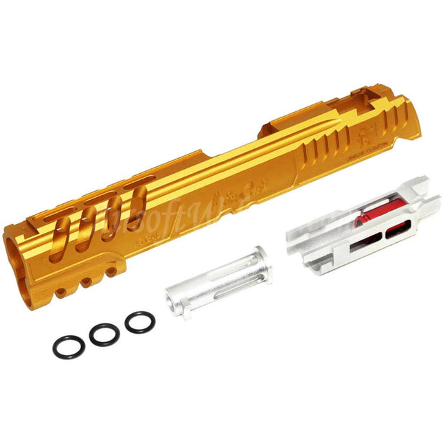 Ensemble de culasses Limcat Speed ​​Cat en aluminium CNC 5KU pour pistolets Tokyo Marui Hi-Capa 5.1 série 1911 GBB Airsoft
