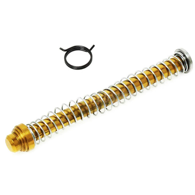 Tige de guidage de ressort de recul 125 % en acier inoxydable GM pour pistolets Tokyo Marui G17 et G18C GBB Airsoft