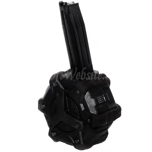 WE (WE-TECH) 350rd Gas Drum Magazine for Hi-Capa GBB Pistols Airsoft Black