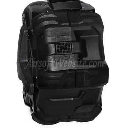 Chargeur à tambour à gaz WE (WE-TECH) 350 cartouches pour pistolets Hi-Capa GBB Airsoft Noir