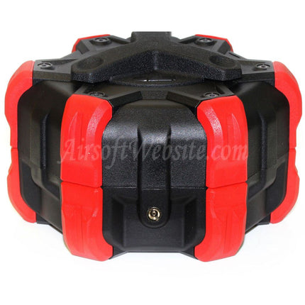 Chargeur à tambour à gaz WE (WE-TECH) 350 cartouches pour pistolets GBB G17, G18C, série G, Airsoft, noir