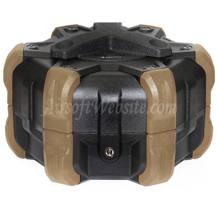 Chargeur à tambour à gaz WE (WE-TECH) 350 cartouches pour pistolets Hi-Capa GBB Airsoft Noir