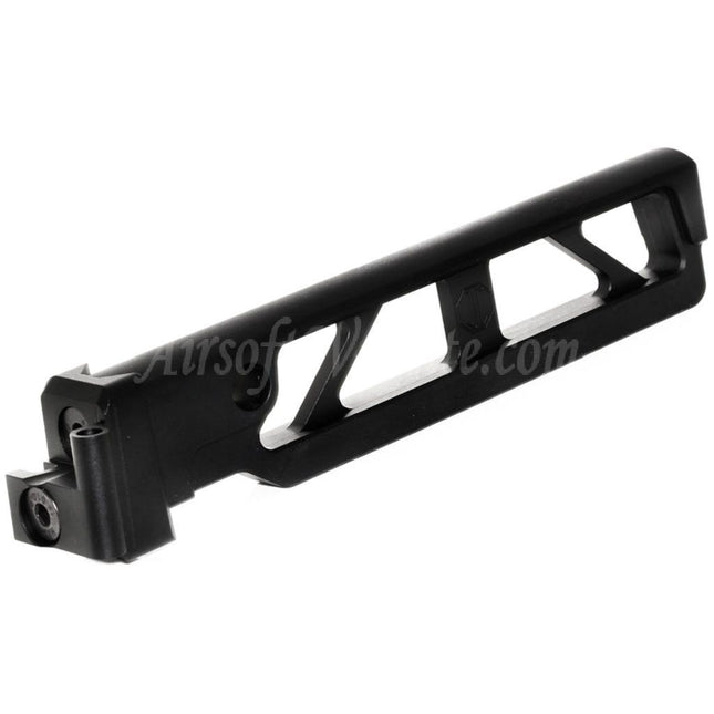 5KU Aluminium 6-Positions Skeleton ST-6 Folding Stock Tube with Adaptor for D-Boys GHK LCT CYMA AKS74 AK-105 Series AEG GBB Rifles Airsoft Black