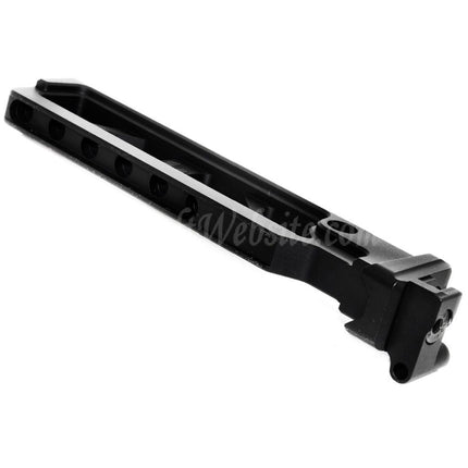 5KU Aluminium 6-Positions Skeleton ST-6 Folding Stock Tube with Adaptor for D-Boys GHK LCT CYMA AKS74 AK-105 Series AEG GBB Rifles Airsoft Black