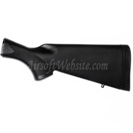 Crosse fixe en polymère CYMA pour fusil à ressort CYMA M870 Airsoft Noir