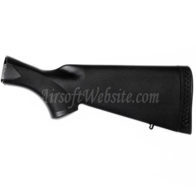Crosse fixe en polymère CYMA pour fusil à ressort CYMA M870 Airsoft Noir