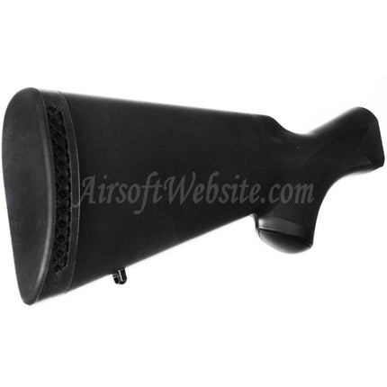 Crosse fixe en polymère CYMA pour fusil à ressort CYMA M870 Airsoft Noir