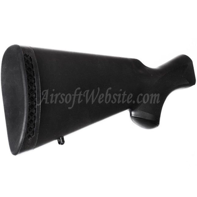 Crosse fixe en polymère CYMA pour fusil à ressort CYMA M870 Airsoft Noir