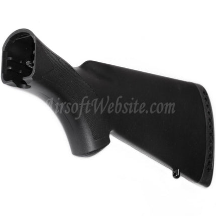 Crosse fixe en polymère CYMA pour fusil à ressort CYMA M870 Airsoft Noir
