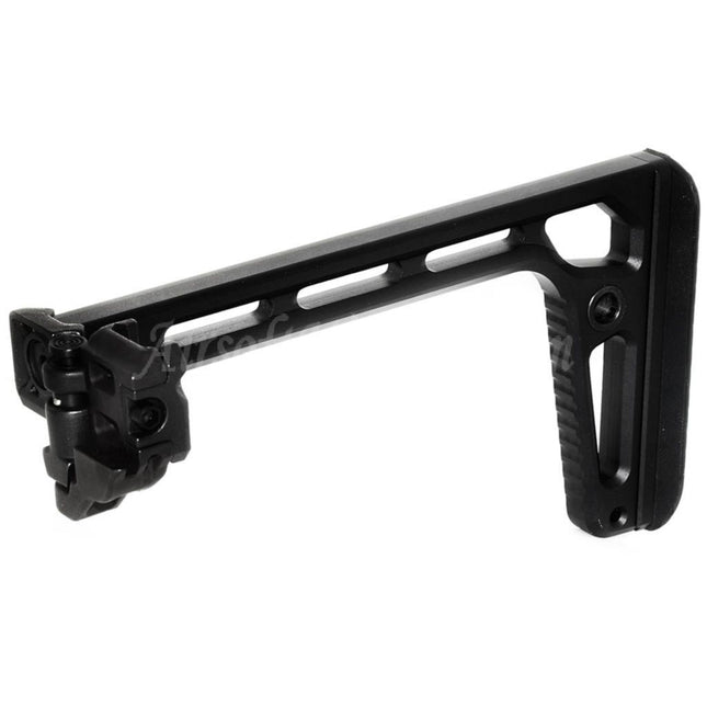 5KU 205mm Minimalist Plus Folding Stock For MCX / MPX M1913 Interface Rifles Airsoft Black